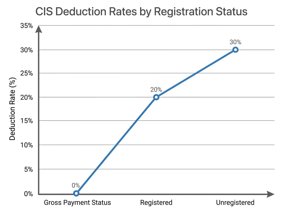 CIS deduction rates