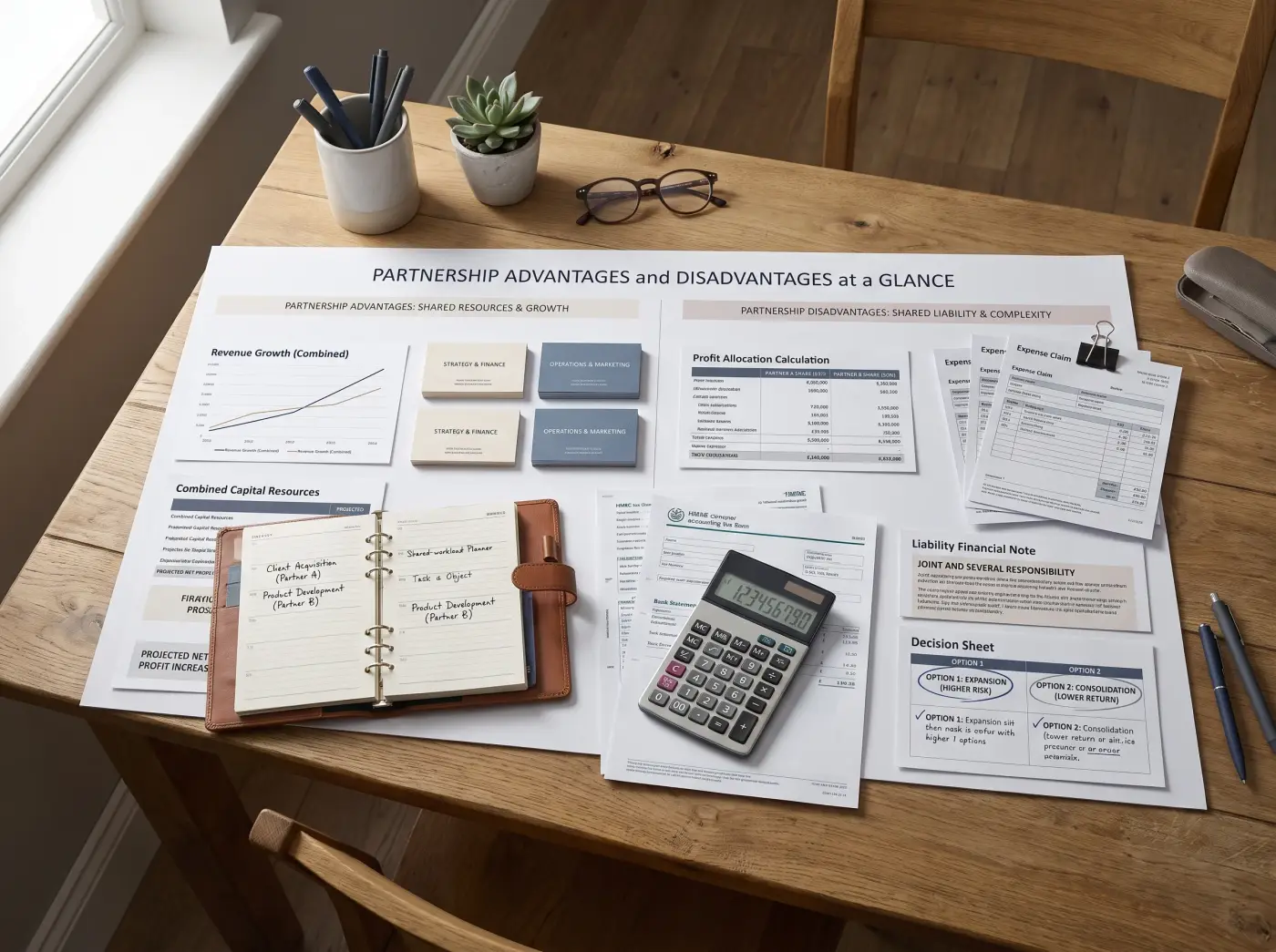 Partnership Advantages and Disadvantages at a Glance